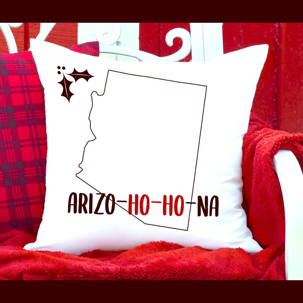 Arizona Christmas Pillow Cover Case